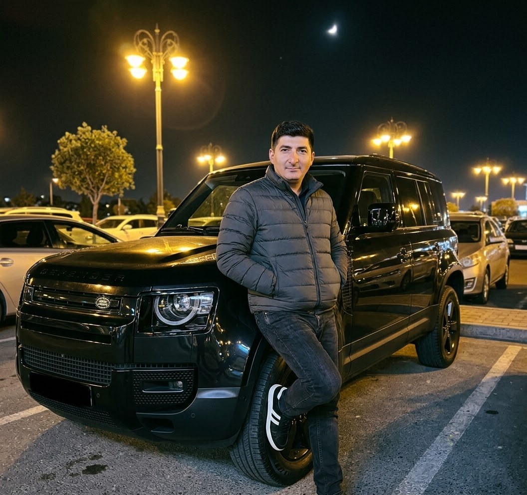 Parkingdə defender və Mən